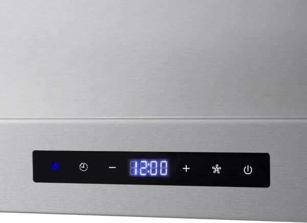 COSMO COS-63175S 30 in. Vista Collection 380 CFM Ducted Wall Mount Range Hood, Touch Controls, LED Lights, Stainless Steel