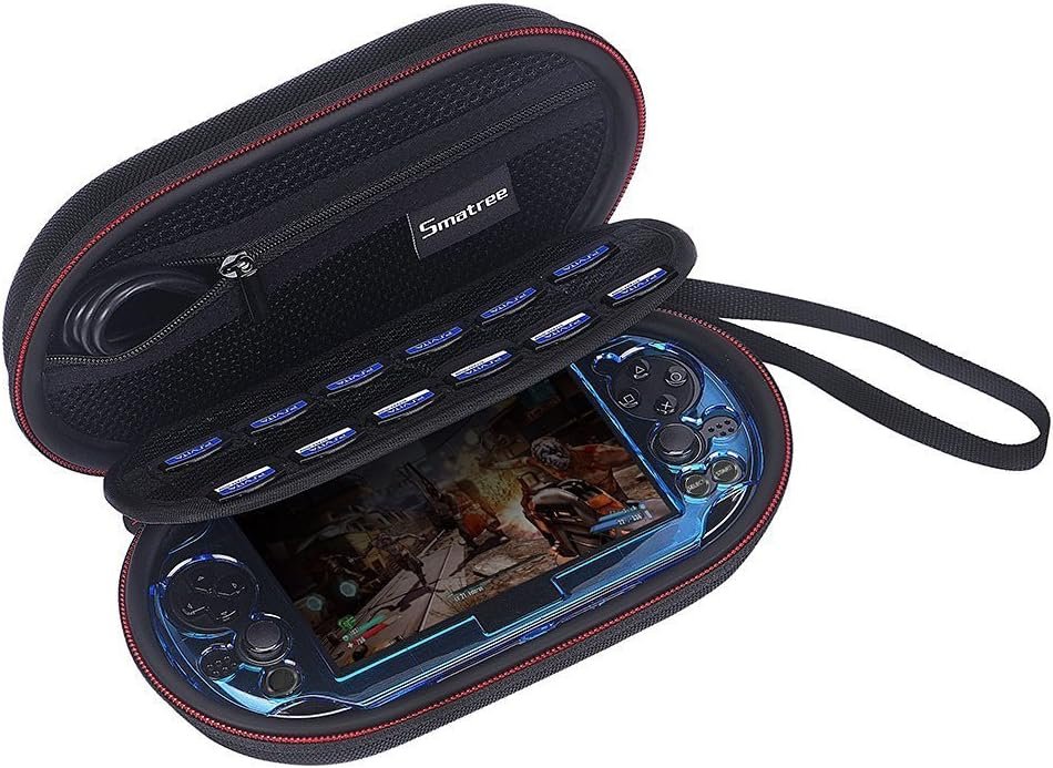 Smatree P100L Carrying Case Compatible for PS Vita 1000, PSV 2000, PS Vita PCH-2000,PSP 3000 with Cover (Console,Accessories and Cover NOT Included)