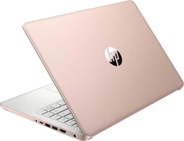 HP Stream 14" HD BrightView Laptop, Intel Celeron N4120 Processor, 16GB RAM, 64GB SSD, Intel UHD Graphics, 720p Webcam, WiFi, HDMI, Win 11 S, Gold (Renewed)
