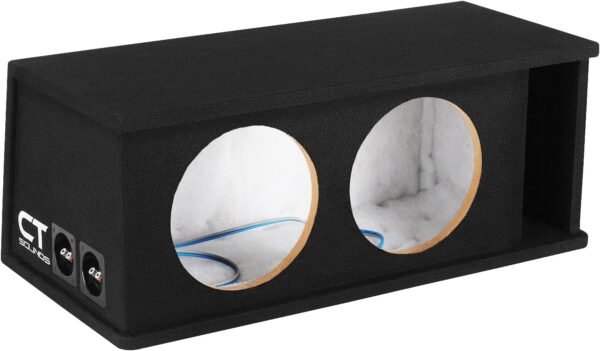 CT Sounds CT2X10 Dual 10” Kerf Port Universal-Fit Car Subwoofer Box