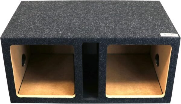 Atrend 12" Kicker Square/Dual Vented/Solo-Baric L5 & L7Subwoofer / Speaker Enclosure - Premium Subwoofer Box Improves Audio Quality, Sound & Bass - Made in USA