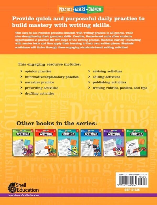 180 Days of Writing for Third Grade - An Easy-to-Use Third Grade Writing Workbook to Practice and Improve Writing Skills (180 Days of Practice)