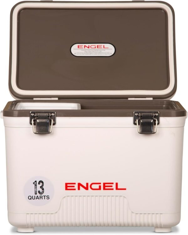 ENGEL 13qt Leak-Proof, Air Tight, Drybox Cooler and Small Hard Shell Lunchbox for Men and Women