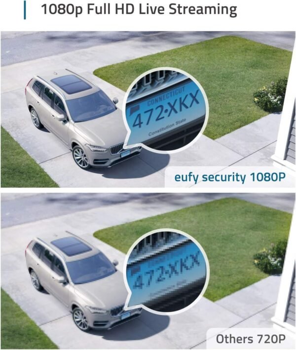 eufy Security, eufyCam 2C 2-Cam Kit, Security Camera Wireless Outdoor, Home Security System, HomeKit Compatibility, 1080p HD, IP67, Night Vision, Motion Only Alert, No Monthly Fee