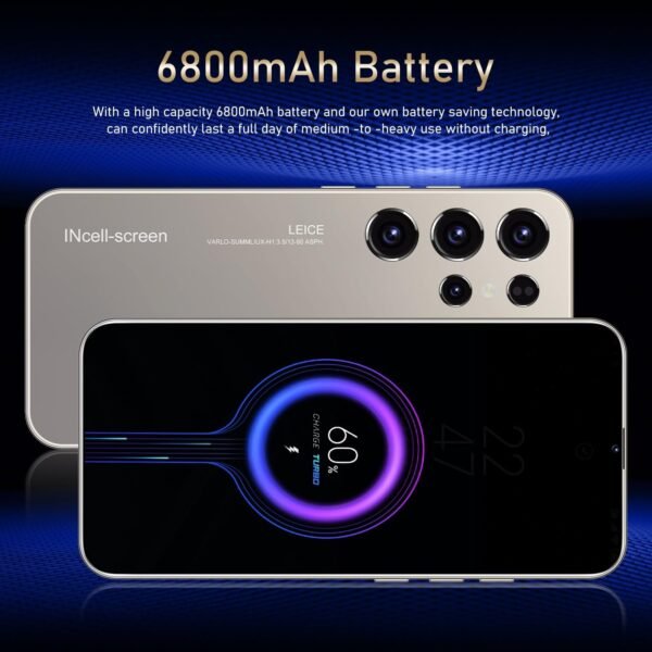 S24 Unlocked Phone 5G Cell Phone,Smartphone with Tool Pen, Android 13.0 Cell Phone 4GB+128GB with 64GB SD Card/Face ID/Fingerprint Lock/GPS (Gary)