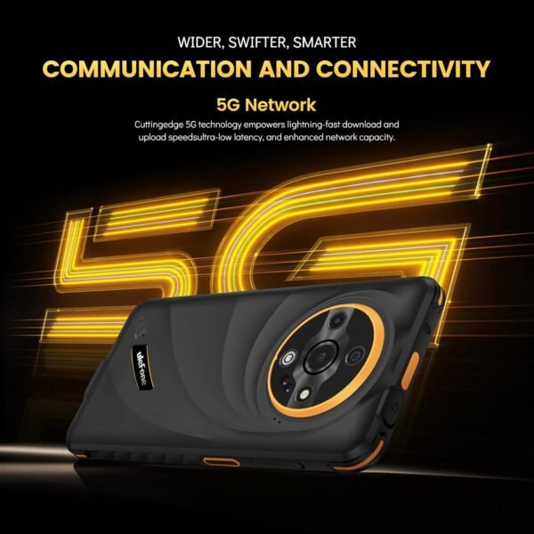 Ulefone Armor X31 Pro 5G Rugged Smartphone (2025), 16GB+256GB/2TB SD, MTK Dimensity 6300 64MP Main Cam + 25MP Night Vision Cam, 6050mAh 6.56 Inch 120Hz Android 14 Cell Phone Dual SIM GPS Fingerprint