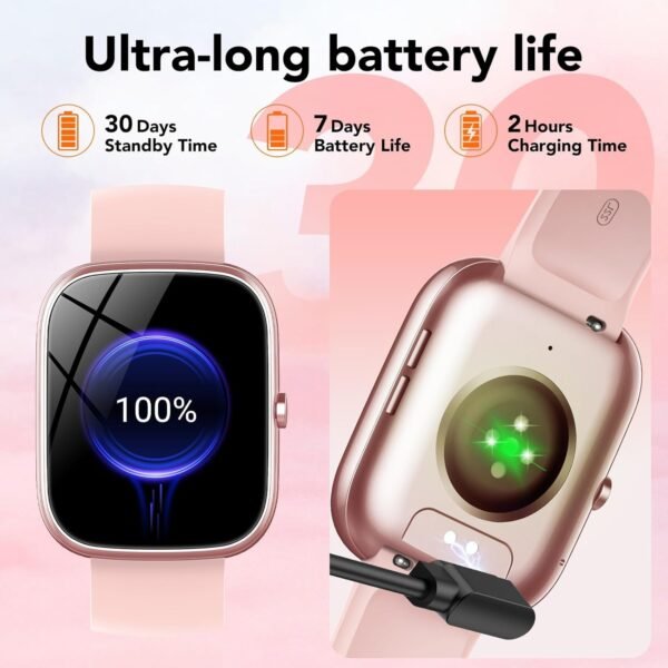 Smart Watch for Men Women (Answer/Make Calls), 1.91" HD Smartwatch with Heart Rate Monitor Sleep Monitor, IP68 Waterproof, 115+ Sports Activity Trackers with Pedometer, Fitness Watch for Android/iOS