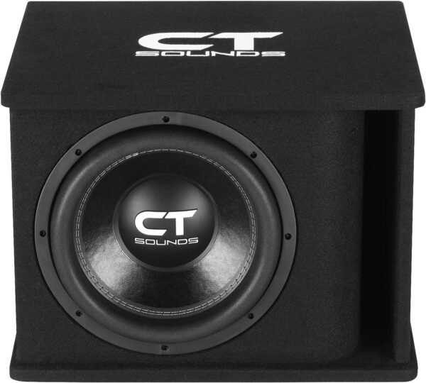 CT Sounds Single 12” 1300W Loaded Tropo Series Ported Car Subwoofer Box - TROPO-1X12D2