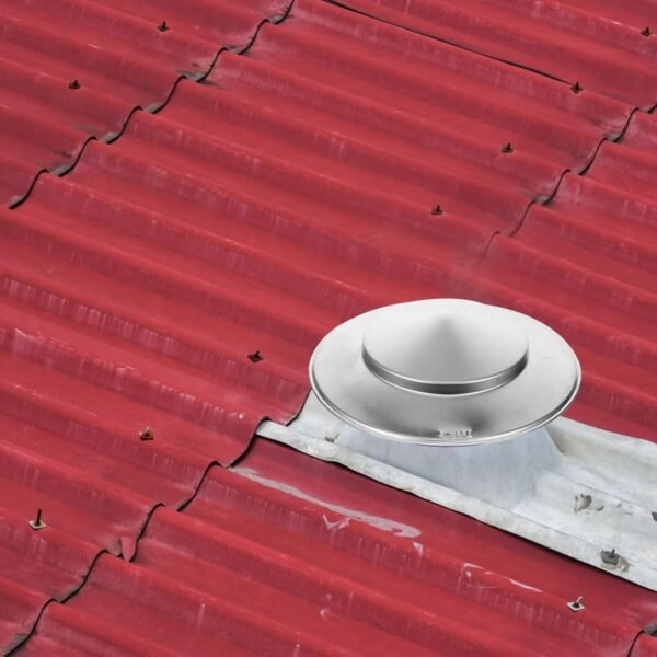 MAGICLULU Smoke Exhaust Rain Cap Roof Vent Cap 7 Inch Round Chimney Cap Roof Vent Cover Chimney Rain Cap Chimney Caps for Outside Chimney Cover Flue Caps Wood Stove Stainless Steel Cowl