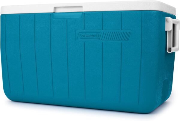 Coleman Chiller Series 48qt Insulated Portable Cooler, Hard Cooler with Ice Retention & Heavy-Duty Handles, Great for Camping, Tailgating, Beach, Picnic, Groceries, Boating & More