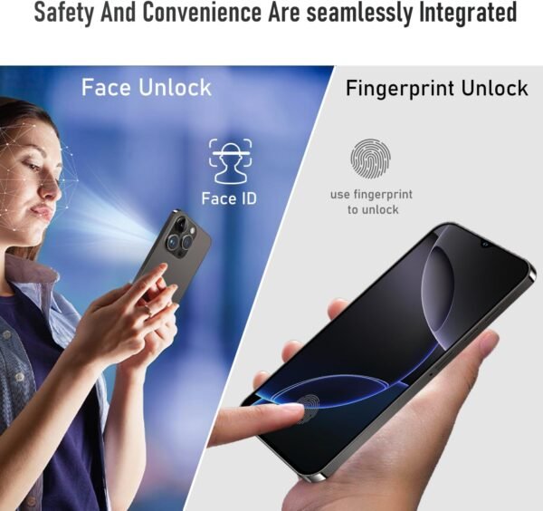 Unlocked Android Phone A14 pro max Smartphone 6GB+256GB Cell Phone 24MP+50MP Camera Pixels 5000mAh Battery for Extended Standby 6.8-inch HD Screen Mobile Phone 5G Dual SIM (Black)