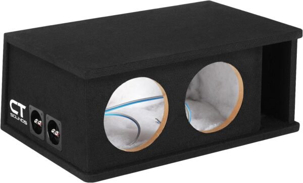 CT Sounds CT2X8 Dual 8” Kerf Port Universal-Fit Car Subwoofer Box