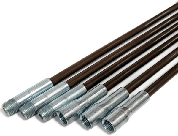 Midwest Hearth Fiberglass Chimney Rod Kit (18-Foot) Made in USA