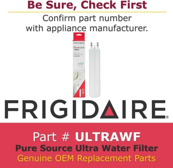 FRIGIDAIRE ULTRAWF Pure Source Ultra Water Filter, Original, White, 1 Count