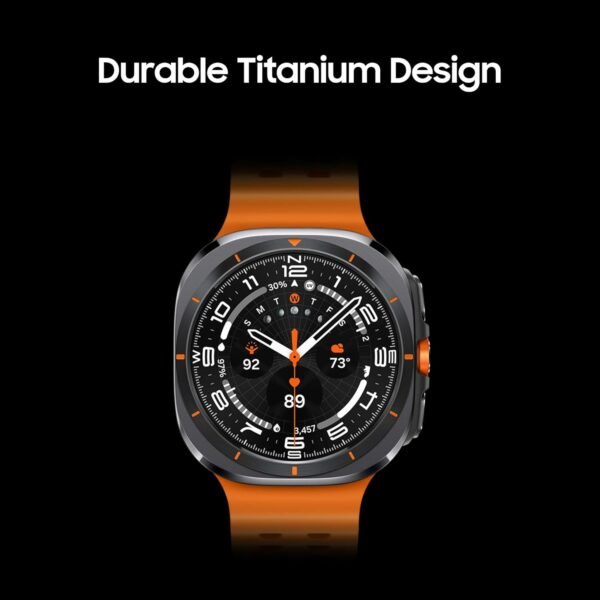 Samsung Galaxy Watch Ultra 47mm LTE AI Smartwatch w/Energy Score, Wellness Tips, Heart Rate Tracking, Sleep Monitor, Fitness Tracker, GPS, 2024,Titanium Gray [US Version, 1Yr Manufacturer Warranty]