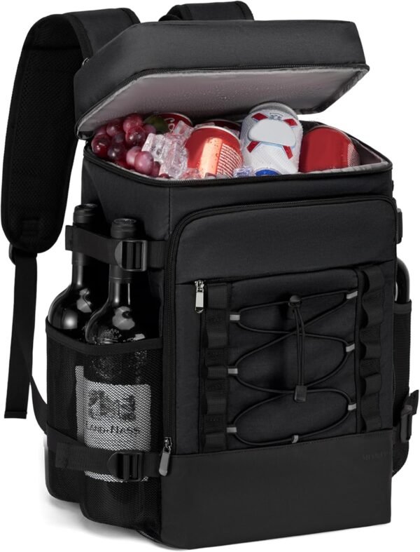 Cooler Backpack - 40 Cans Insulated Backpack Cooler for Men & Women, 2 Leak Proof Compartments Cooler Bag for Picnic, Lunch, Camping and Beach - MIYCOO