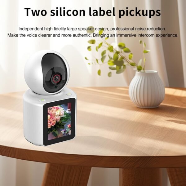 Two-Way Video Calling Camera with 2.8 inch HD Screen, 1080P Indoor Home Security Camera, Indoor Home Nanny Camera, Pet Camera, Dog Camera, Baby/Nanny Camera with Phone App