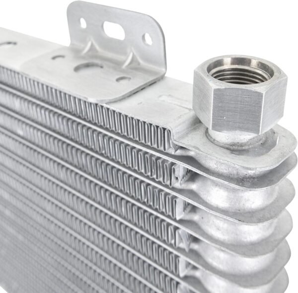 Mishimoto Universal Fit Transmission Cooler, 13-Row Stacked Plate, 22.85" X 7.10” X 1.25” Core