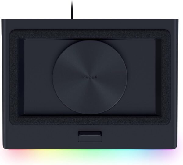 Razer Laptop Cooling Pad: Adaptive Smart - Intelligent Fan Control - Airtight Pressure Chamber - Fits Most Laptops & Macbooks 14” to 18" - Preset & Custom Fan Curves - 3 Port USB Type A - Chroma RGB