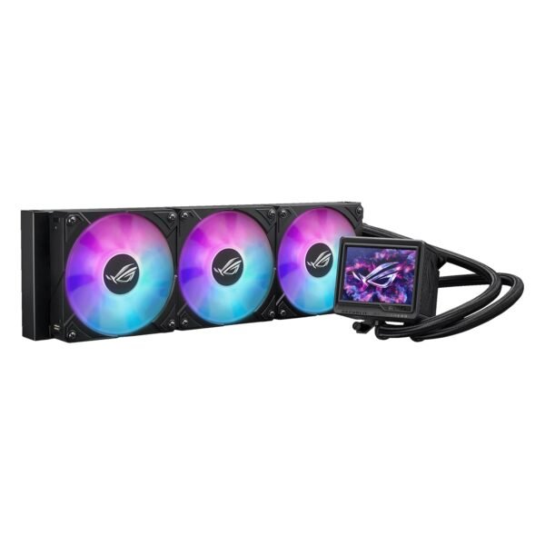 ASUS ROG RYUYJIN III 360 ARGB Extreme All-in-one AIO CPU Liquid Cooler, AMD Ryzen 9000 & Intel Core Ultra Ready, Asetek Gen8 V2 Pump; high Airflow & Static Pressure Magnetic Fans