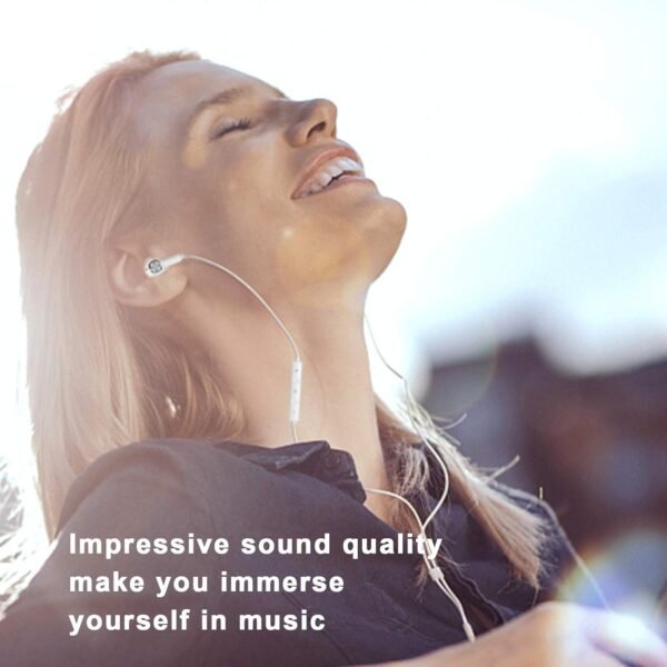 USB C Headphones Type C Earphones Wired for Samsung Galaxy S20 S21 S22 S23 S24 FE S25 Ultra Apple iPhone 15 16 Pro Max 16e iPad Magnetic Earbuds Microphone for Google Pixel 9 8 7 Oneplus Android White