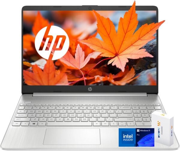 HP New Essential Laptop, 16GB RAM, 1TB SSD, Intel Celeron N4120 4-core Processor, Intel UHD Graphics, 15.6" HD LED Display, Entertainment & Personal Use, Windows 11 Pro, w/WOWPC Recovery USB
