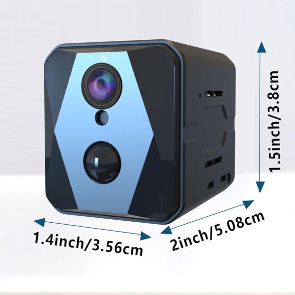 Hidden Camera, 2K HD Mini Camera, Spy Camera with Cloud & SD Storage, 100-Day Standby Time Small Camera, Cameras for Home Security AI Motion Detection