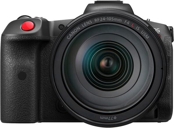 Canon EOS R5 C RF24-105mm F4 L is USM Lens Kit 8K/60P FF Sensor Pro Cinema/Photo Camera, RF Mount, Internal RAW, 8K HDMI RAW Out, 4K/2K Oversampling, Compact, Lightweight Design, Dual Pixel CMOS AF