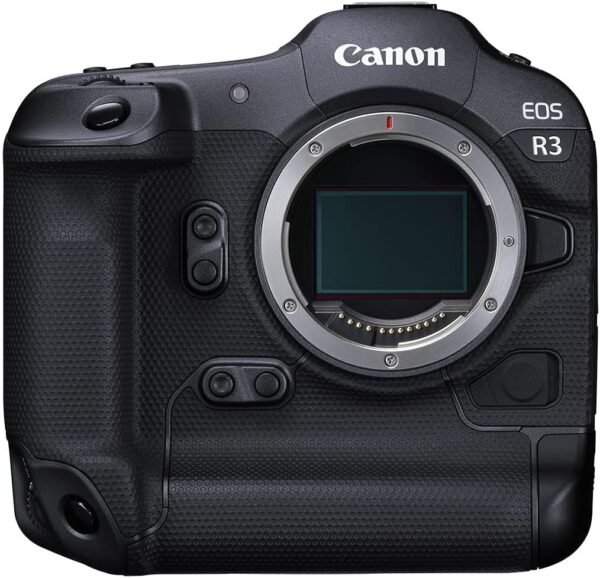 Canon EOS R3 Mirrorless Camera (Body Only), Full-Frame Camera, 6K 60p RAW, 4K 120p Video, 24.1 Megapixel CMOS Sensor, DIGIC X Image Processor, for Sports, Action, Black