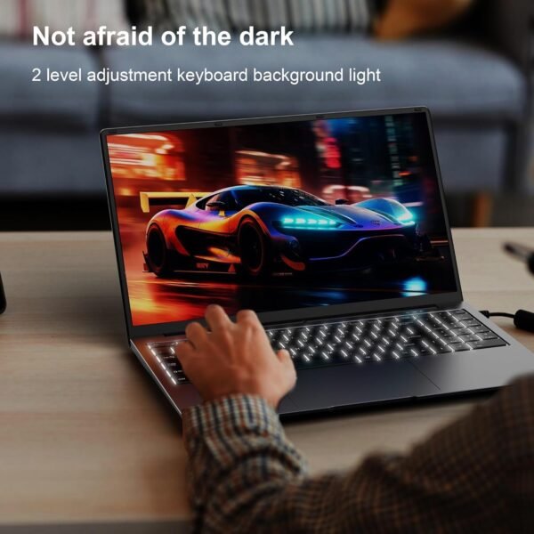 15.6" Laptop Computer - Quad-Core N95 Processor (Up to 3.4GHz) Laptop PC 16GB DDR4 512GB SSD, Students Business Laptop Support Touch ID,WiFi, BT4.2, HDMI, USB 3.0
