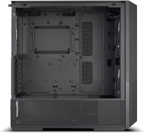 Lian Li Lancool 216 Mid-tower case with high cooling performance - Includes controller - dual front 160MM PWM fans and 1 rear 140MM PWM fan - Airflow focused - Up to 10 fans (LANCOOL 216RC-X BLACK)