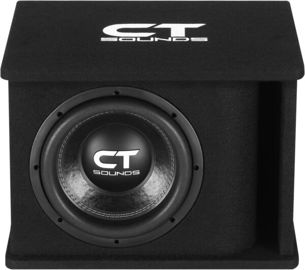 CT Sounds Single 10” 1300W Loaded Tropo Series Ported Car Subwoofer Box - TROPO-1X10D2