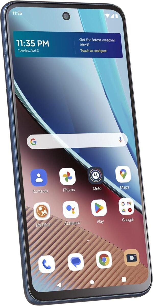 TracFone | Motorola Moto g Stylus (2023) | Locked | 64GB | 5000mAh Battery | 50MP Quad Pixel Camera | 6.5-in. 90Hz Display | Blue