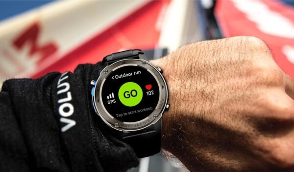 Military Smart Watch for Men GPS 6 Satellite Positioning Compass 164 Feet Water-Resistant for Swimming 500mAh Battery Make Answer Call Rugged Metal Body Smartwatch 1.43" AMOLED Always On Display Watch