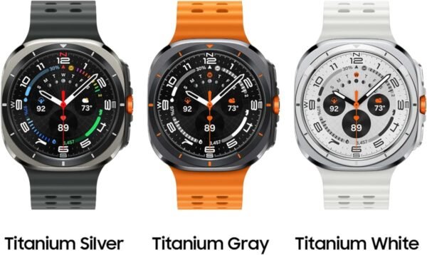 Samsung Galaxy Watch Ultra 47mm LTE AI Smartwatch w/Energy Score, Wellness Tips, Heart Rate Tracking, Sleep Monitor, Fitness Tracker, GPS, 2024,Titanium Gray [US Version, 1Yr Manufacturer Warranty]