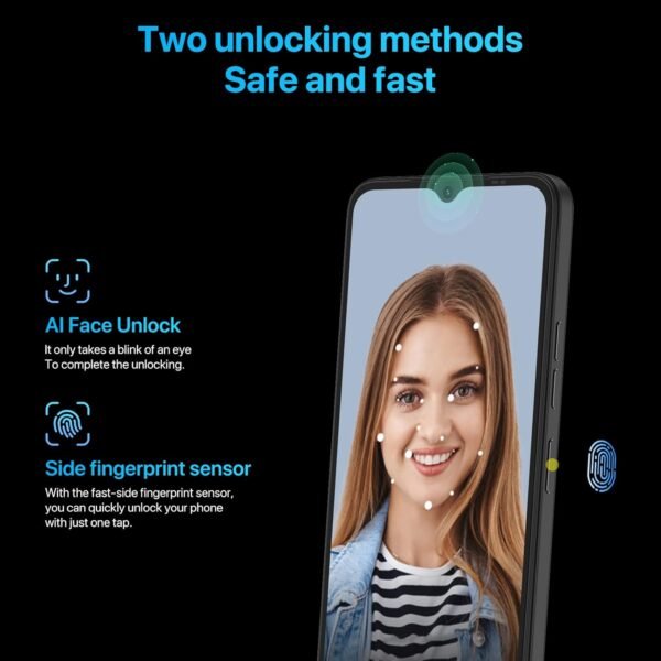 UMIDIGI Cell Phone G1 MAX, Android12 Unlocked Smartphone, Dual Sim 4G LTE Mobile Phone, 128GB/256G Expandable, 6.52" HD+ Night Mode，5150mAh, GSM Unlocked Phone