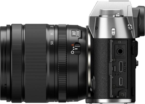 Fujifilm X-T50 Mirrorless Digital Camera XF16-50mmF2.8-4.8 R LM WR Lens Kit - Silver
