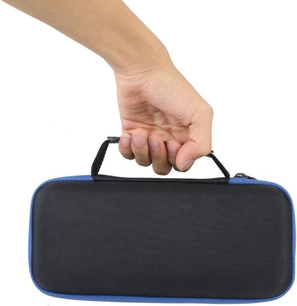 co2CREA Hard Travel Case Replacement for DOSS SoundBox Pro+ Wireless Bluetooth Speaker (Black Case + Inside Blue)