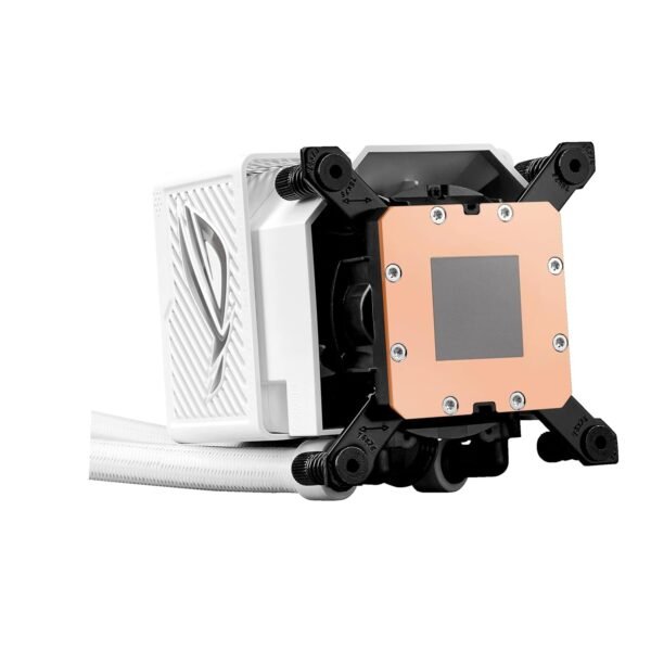 ASUS ROG RYUYJIN III 360 ARGB Extreme White Edition All-in-one AIO CPU Liquid Cooler, AMD Ryzen9000 & Intel Core Ultra Ready, Asetek Gen8 V2 Pump, high Airflow & Static Pressure Magnetic Fans