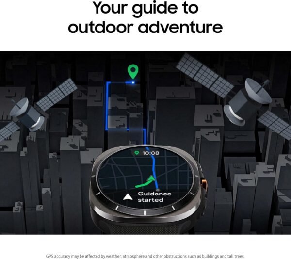 Samsung Galaxy Watch Ultra 47mm LTE AI Smartwatch w/Energy Score, Wellness Tips, Heart Rate Tracking, Sleep Monitor, Fitness Tracker, GPS, 2024,Titanium Gray [US Version, 1Yr Manufacturer Warranty]