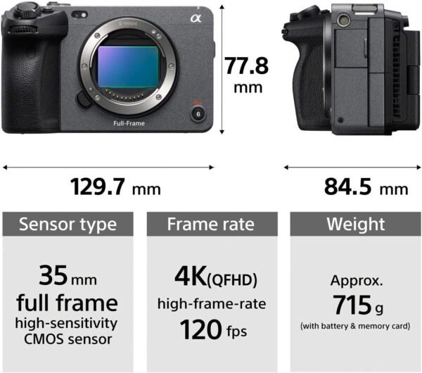 Sony Alpha FX3 ILME-FX3 | Full-frame Cinema Line Camera