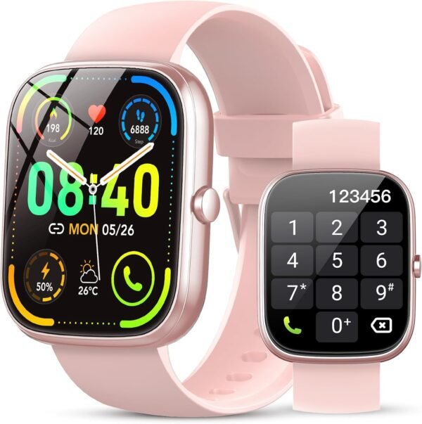 Smart Watch for Men Women (Answer/Make Calls), 1.91" HD Smartwatch with Heart Rate Monitor Sleep Monitor, IP68 Waterproof, 115+ Sports Activity Trackers with Pedometer, Fitness Watch for Android/iOS