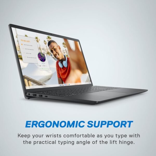 Dell Inspiron 3535 Laptop - 15.6-inch FHD (1920 x 1080) Display, AMD Ryzen 5 7520U Processor, 8GB DDR4 RAM, 512GB SSD, AMD Radeon Graphics, Windows 11 Home, 6-Months Migrate - Carbon Black