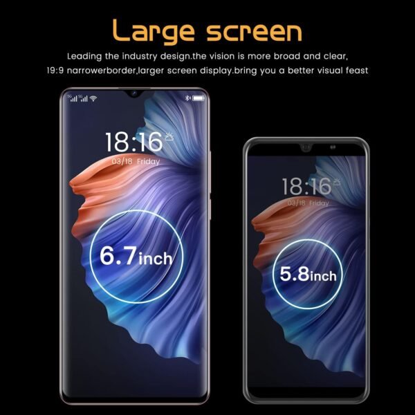 Unlocked Smartphone 6.7inch Cell Phone S22 Ultra 2+16GB HD Full Screen Straight Talk Phone Dual Sim Unlocked Android Phones Boost Mobile Phone(rose glod)