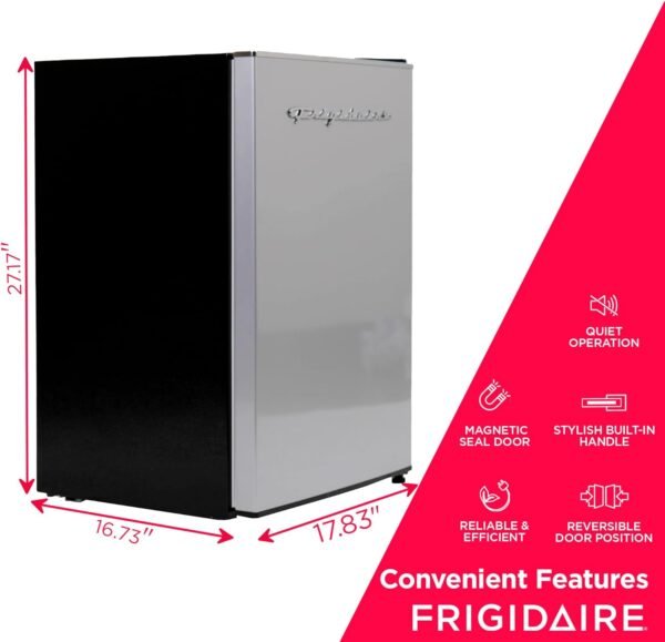 Frigidaire EFR285-6COM, 2.5 cu ft Refrigerator, Stainless Steel Door, Platinum Series