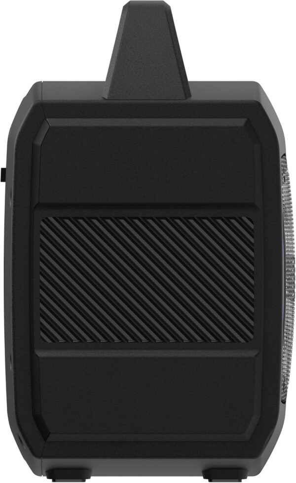 ION Tailgater Boom - Outdoor Portable Bluetooth Speaker with Mic in, FM Radio, USB Port, Battery, IPX5 Water-Resistant, Wireless Stereo-Link, App, 60W