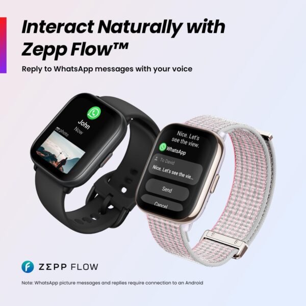 Amazfit Active Smart Watch 42mm, AI Fitness Tracker & Sleep Coach, GPS, Amazon Alexa Built-In, Bluetooth, 14-Day Battery, 120+ Sports Modes, Android & iPhone, Black