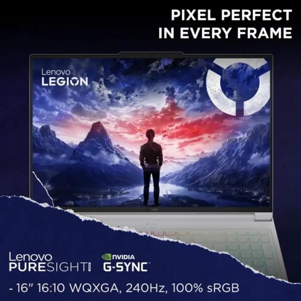 Lenovo Legion 7i Gaming Laptop - 16" WQXGA 240Hz | Intel 24-core i9-14900HX | GeForce RTX 4070 | 64GB DDR5 + 4TB SSD | Win 11 Pro + Microsoft Office Pro | Fingerprint Reader | Copilot - Glacier White