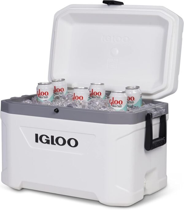 Igloo 54 Qt Marine Ultra Cooler, White