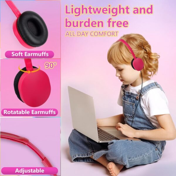 Kids Headphones Bulk 10 Pack for School Classroom Students Kids Children Teen and Adults (Mixed Colors)